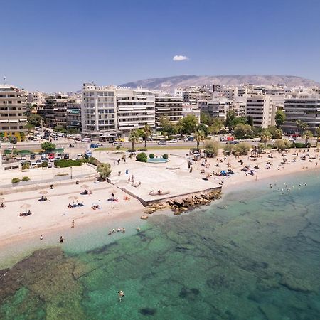 Luxury Seaside Apartment Next To Starbucks Opossite The Beach Park Of Flisvos Ateny Zewnętrze zdjęcie